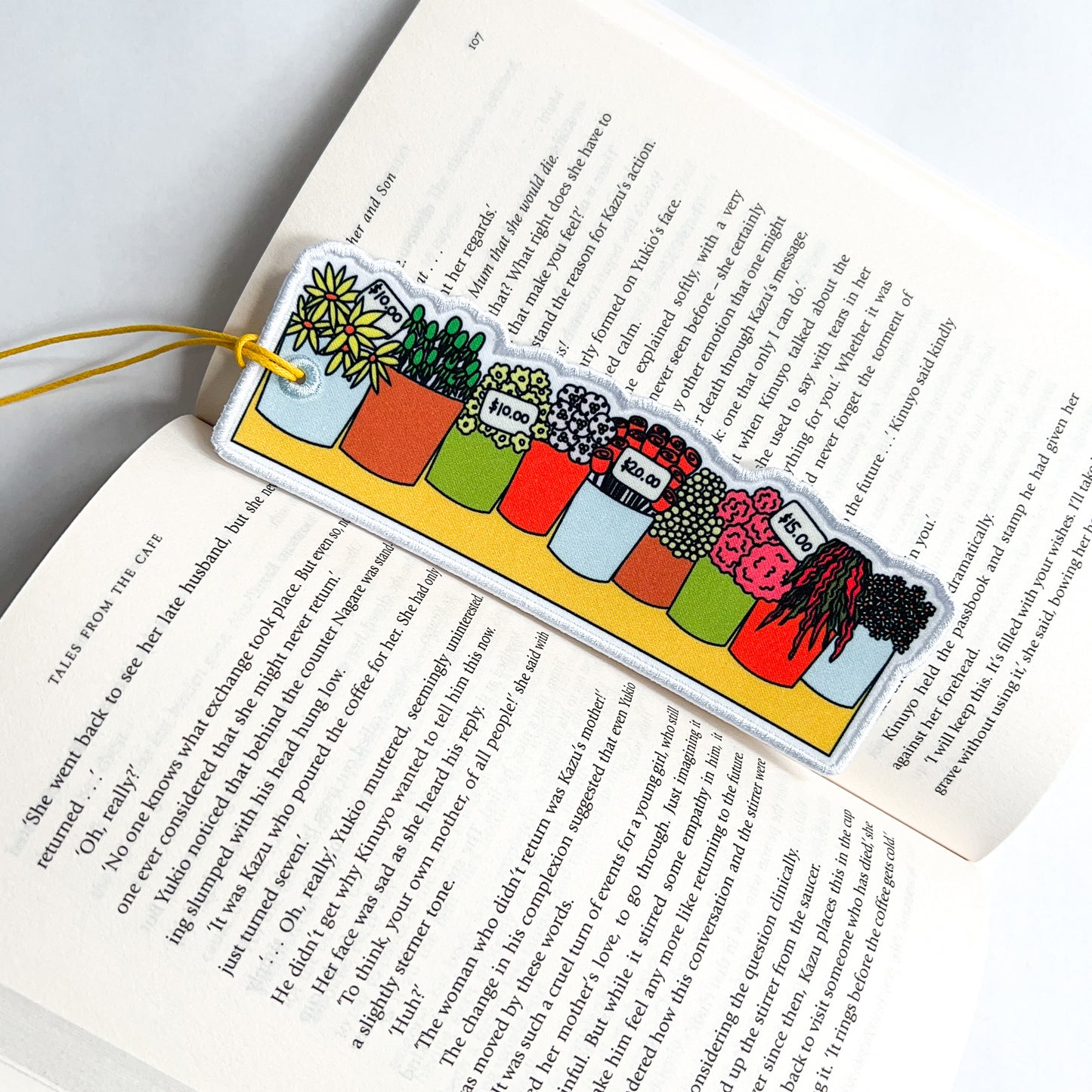 Flower market Bookmark