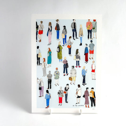 At the Gallery A4 Print