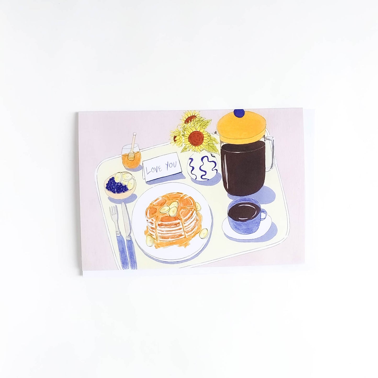 Breakfast in bed Card
