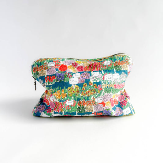 Market Flowers Pouch