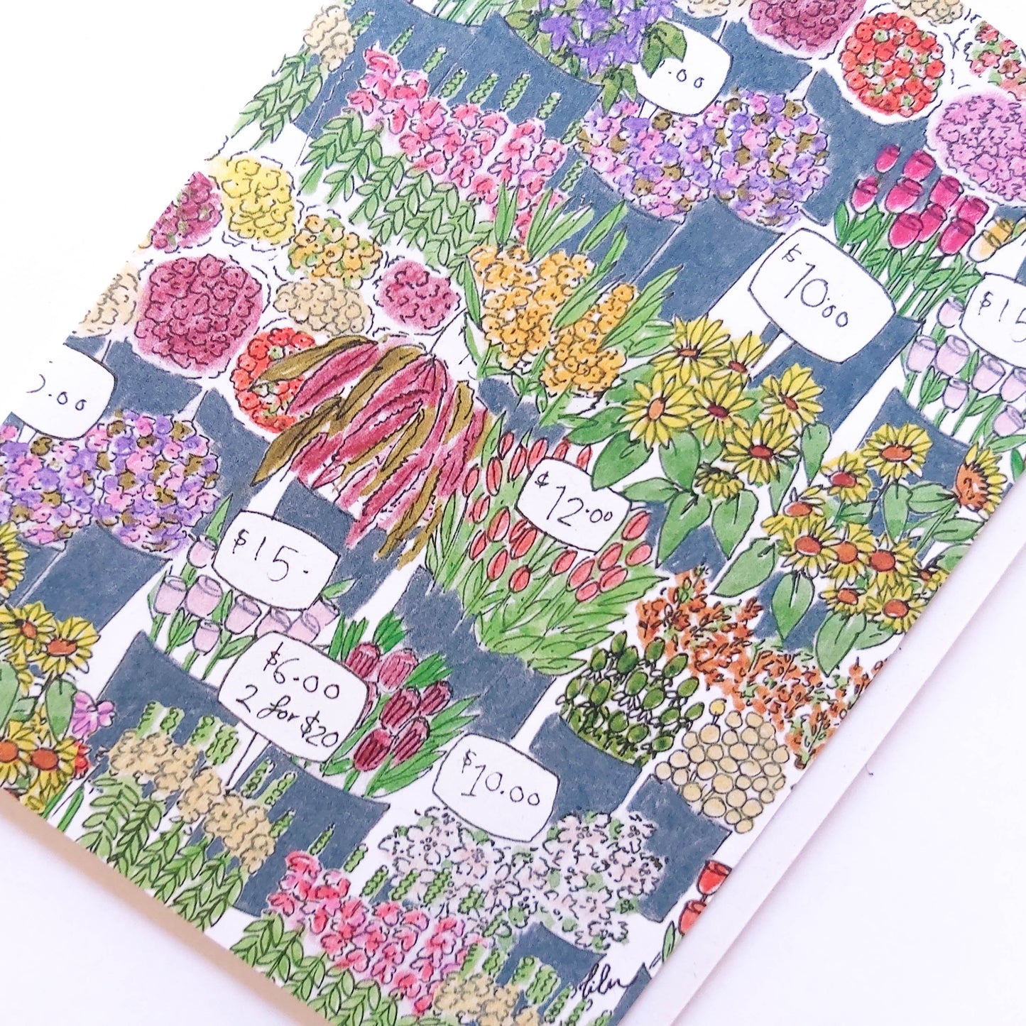 Market Flower Card