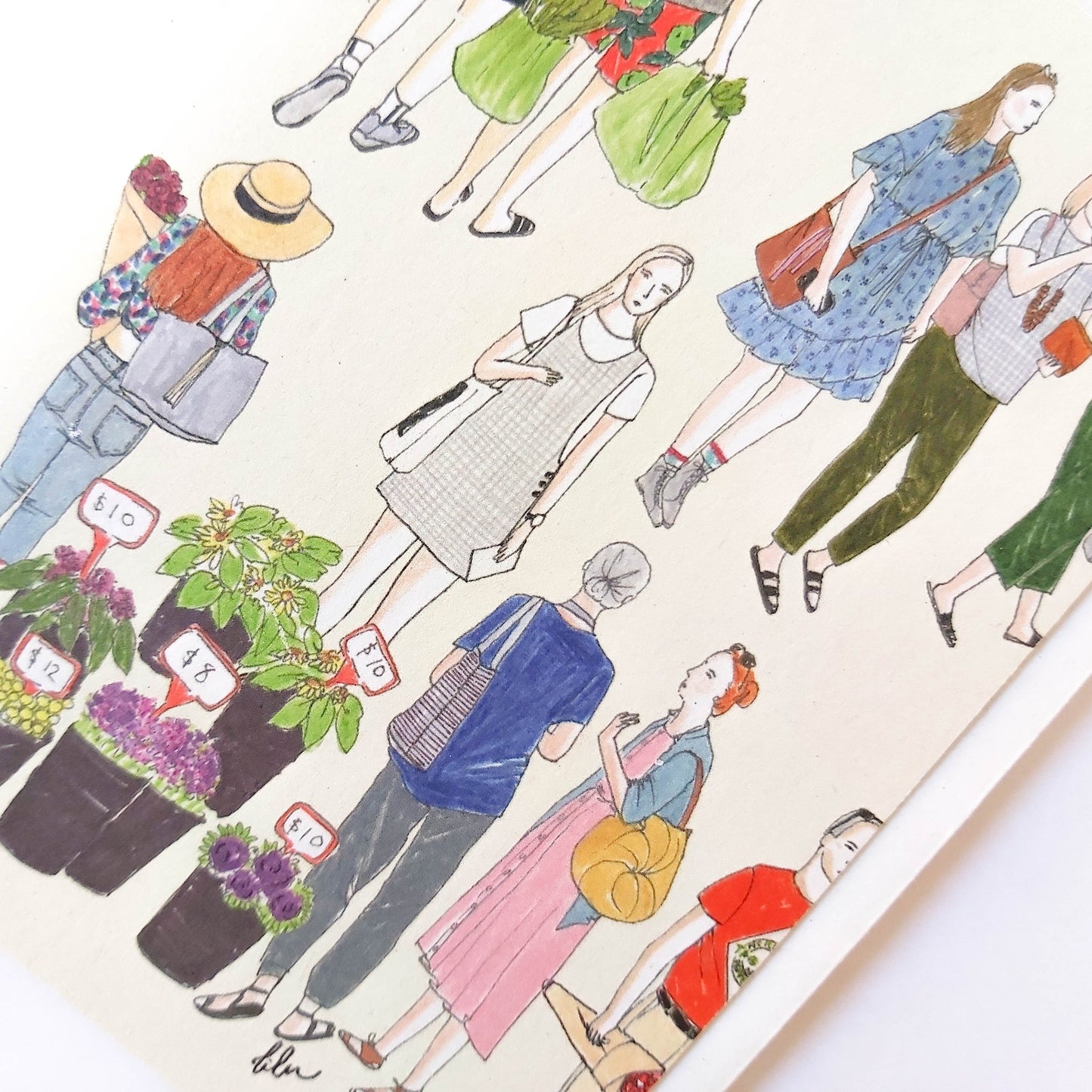 People at the Market Card