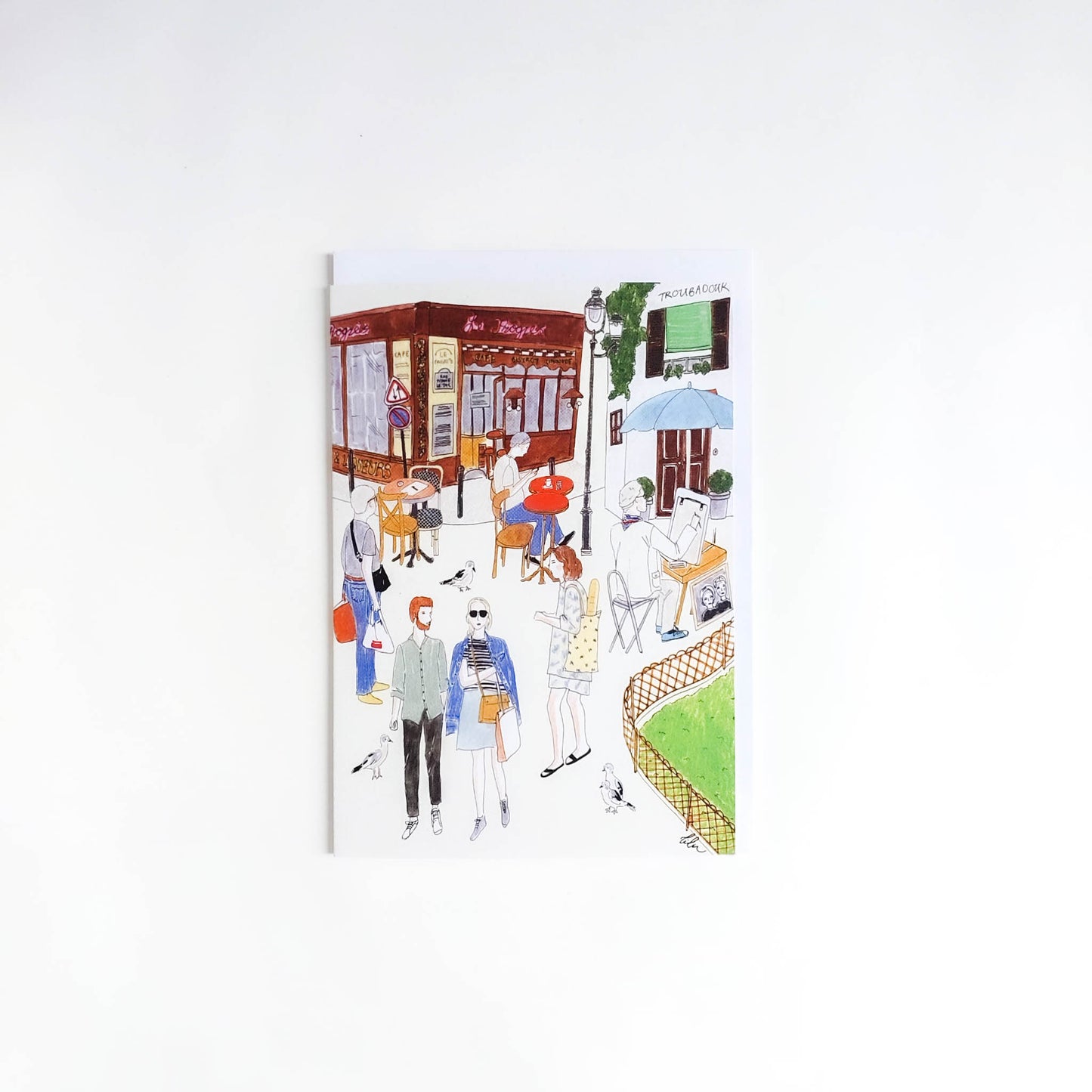 Paris walking tour Card