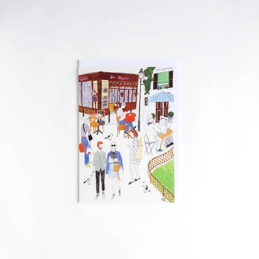 Paris walking tour Card